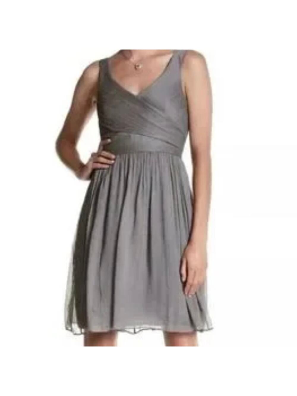 J. Crew Heidi Dress in Silk Chiffon Size 4